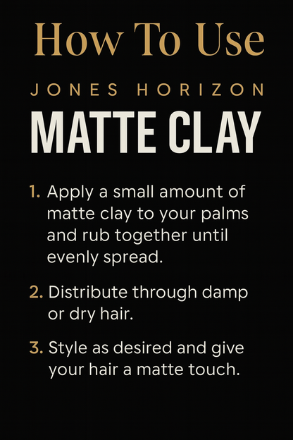 Matte Clay | Strong Hold & Natural Look